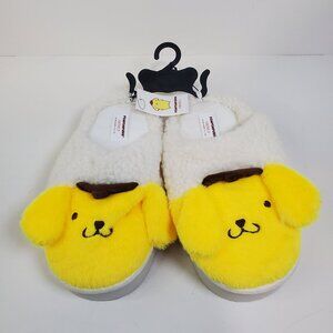 Pompompurin Sanrio Hello Kitty Fuzzy Casual Comfy Platform Slippers